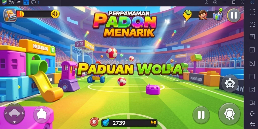 Tampilan gameplay 2739 yang menyenangkan dan penuh warna.