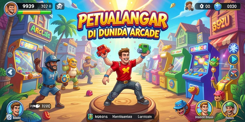 Screenshot gameplay 9939 menampilkan aksi seru dan dinamis dalam game Arcade.
