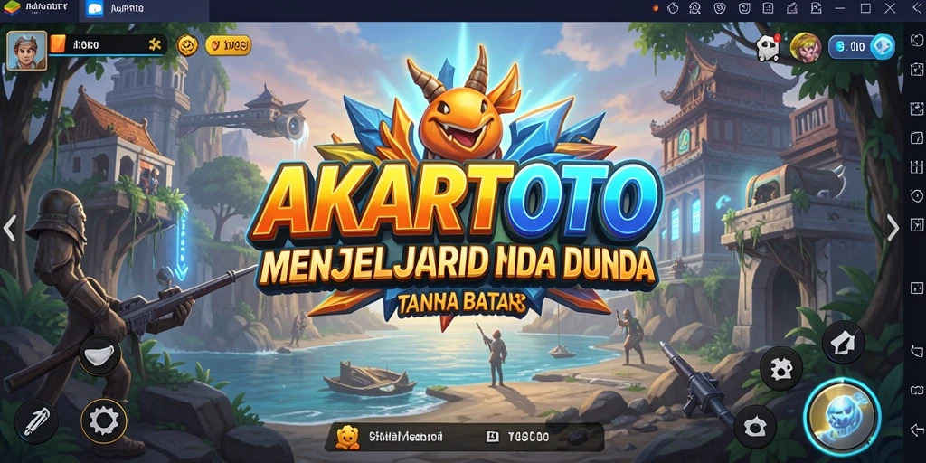 Screenshot gameplay AKARTOTO menampilkan petualangan mendebarkan di dunia Open World.