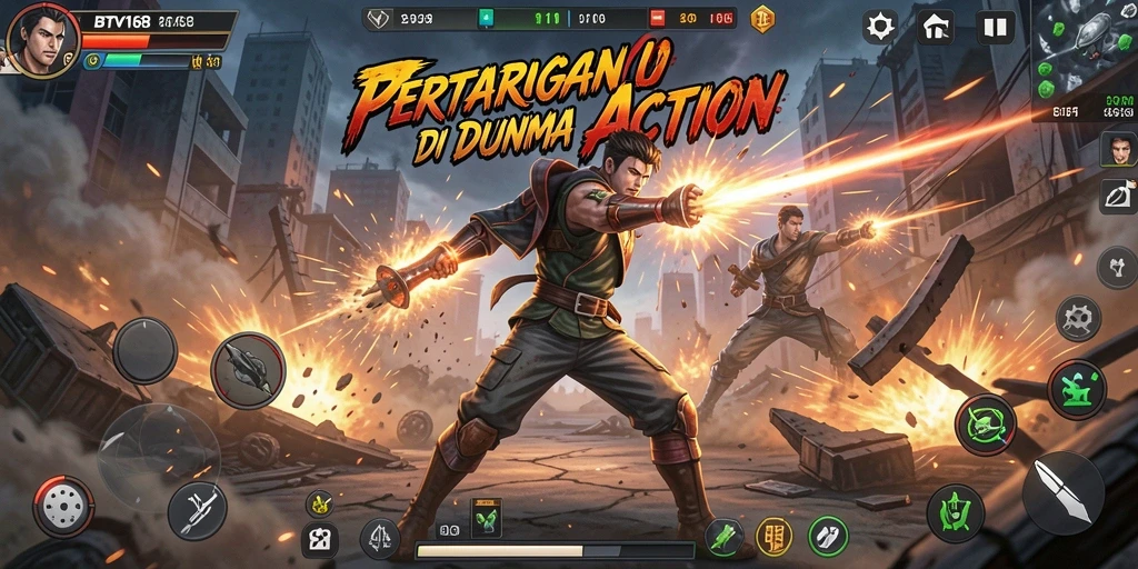 Tampilan gameplay mendebarkan dari BTV168 dalam aksi penuh.