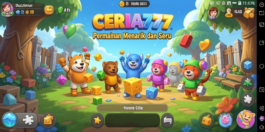 Tampilan gameplay CERIA777 yang menantang dan mengasyikkan.