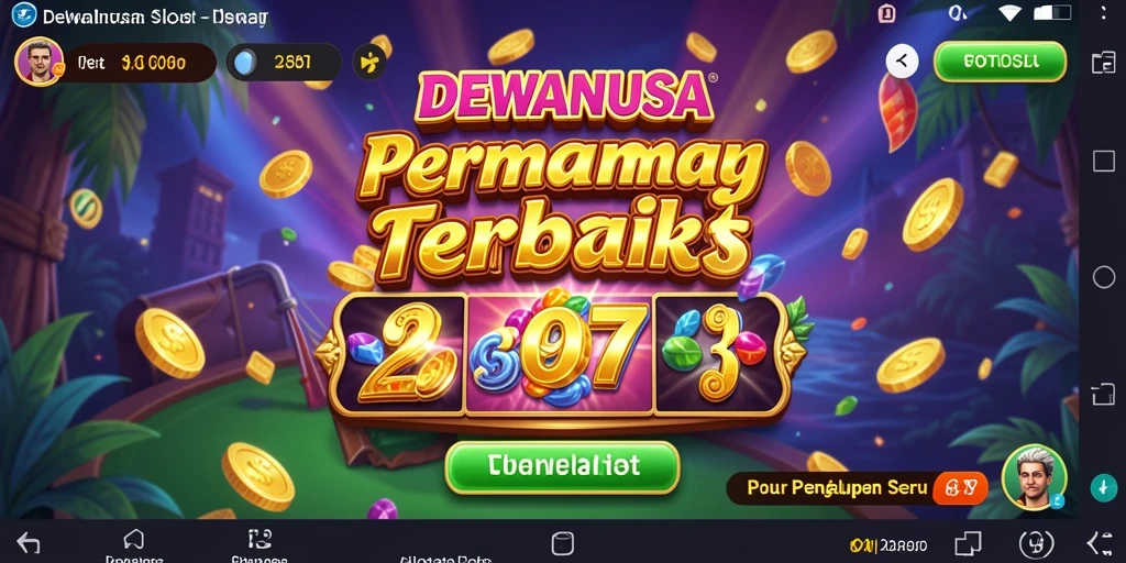 Tampilan permainan Slot DEWANUSA yang menarik dan mengasyikkan.