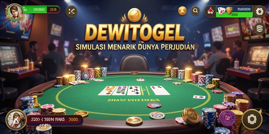 Tampilan gameplay yang menarik dan interaktif di DEWITOGEL.