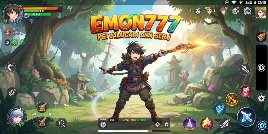Gameplay seru dalam dunia Anime yang penuh warna.