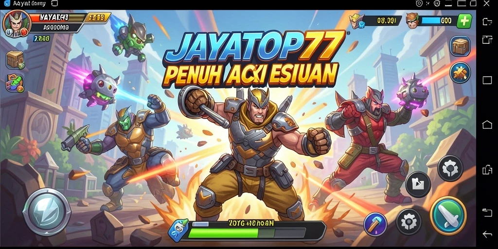 Tampilan gameplay JAYATOP77 yang seru dan penuh aksi.