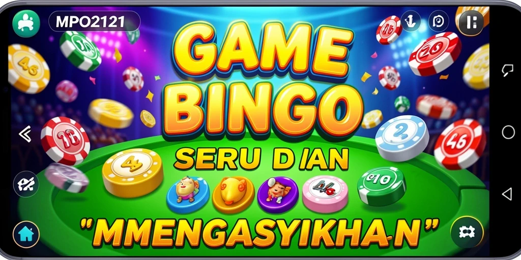 Screenshot MPO2121 menunjukkan gameplay Bingo yang menegangkan.