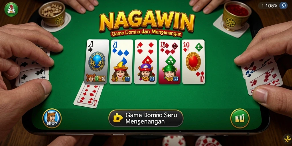 Gameplay seru NAGAWIN yang menantang di dunia Domino.