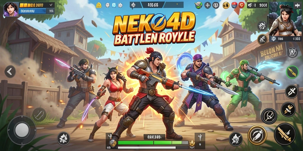 Gameplay mendebarkan di NEKO4D, pertarungan seru antar pemain.