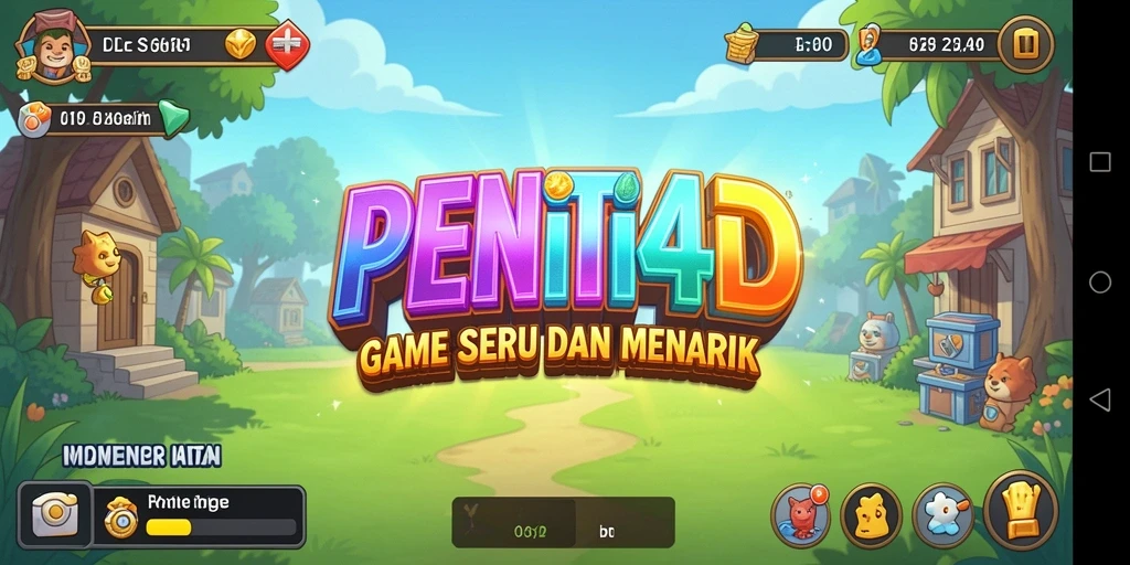 Tampilan screenshot gameplay PENITI4D yang menampilkan aksi seru dalam permainan Idle.