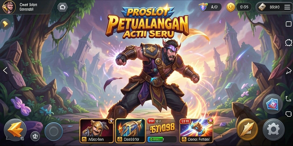 Tampilan permainan ARPG dengan aksi seru di PROSLOT.