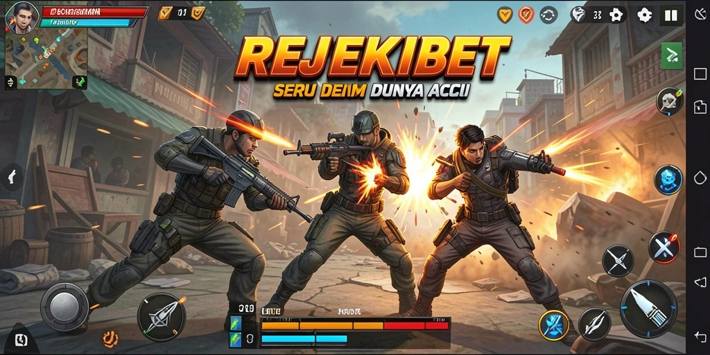 Tampilan gameplay seru dari REJEKIBET yang penuh aksi.