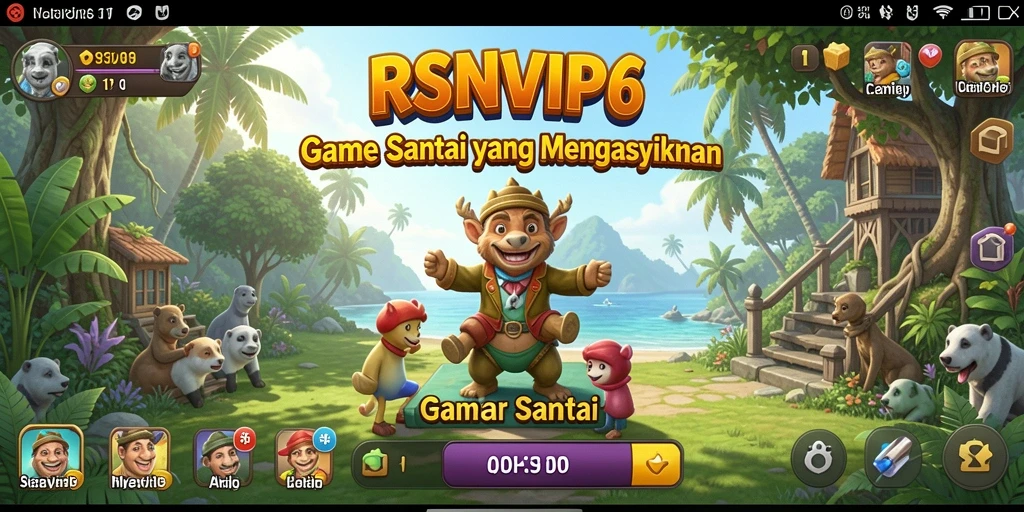 Tampilan gameplay RSNVIP6 yang penuh warna dan interaktif.