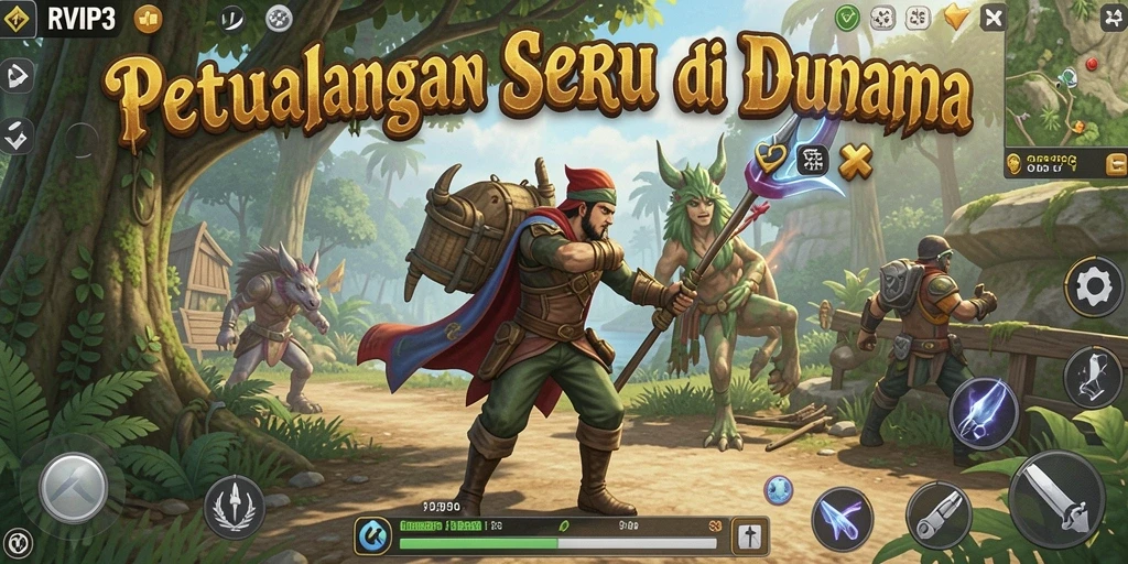 Menampilkan gameplay seru dalam dunia terbuka yang luas.